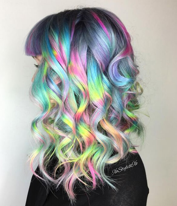 vivid candy hair