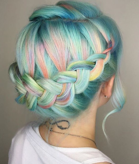 vivid candy hair