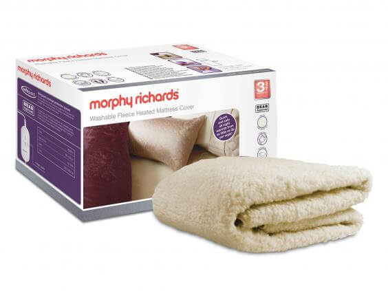 Morphy Richards Double Dual Washable Fleece Heated Mattress Cover