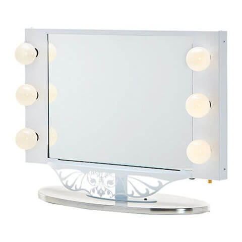 Vanity Girl Hollywood Starlet Lighted Tabletop Vanity Mirror