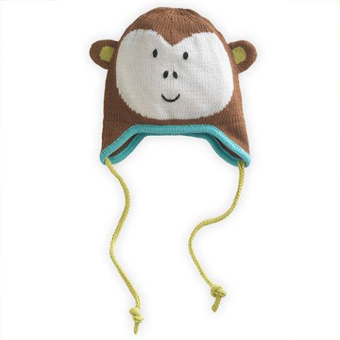 Joobles Fair Trade Organic Mel the Monkey Baby Cap