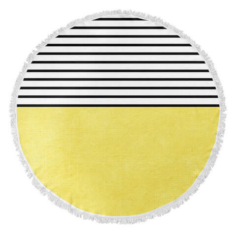 Kavka Designs Sunshine Round Beach Towel