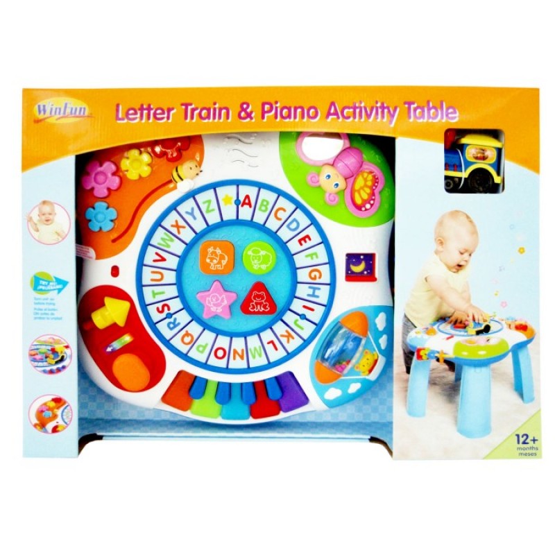 WinFun Letter Train and Piano Activity Table