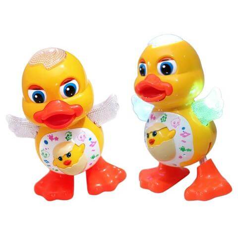 JTOYS Light up Dancing and Singing Duck Toy