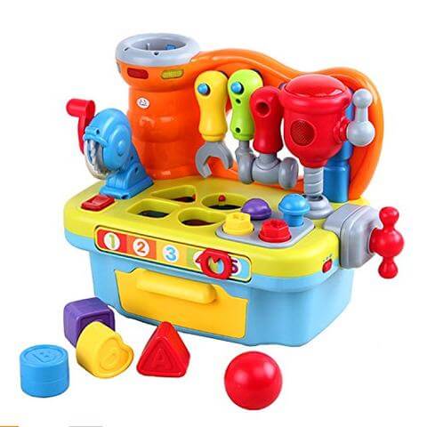 Woby Multifunctional Musical Learning Tool Workbench Toy Set