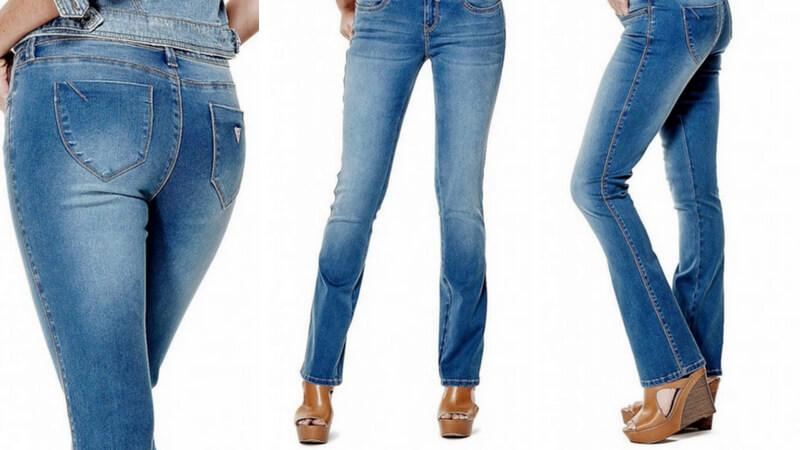 GUESS Factory Women's Visha Slim Bootcut Jeans - Best Postpartum Jeans