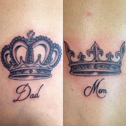 mom and dad tattoos